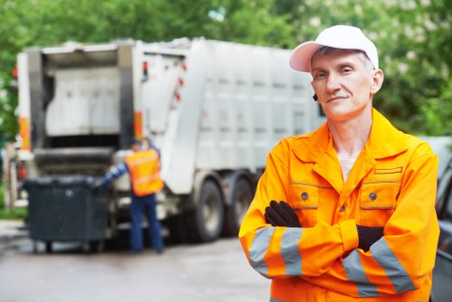 Business waste removal services in Carshalton office setting