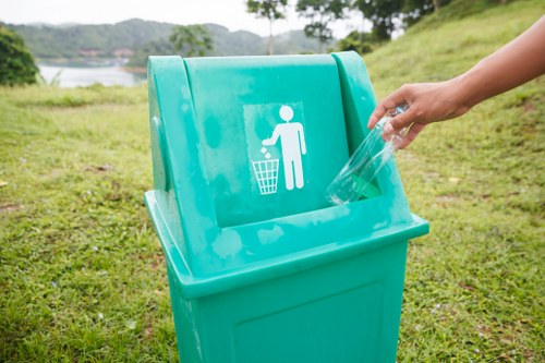 Recycling processes in a Carshalton business environment